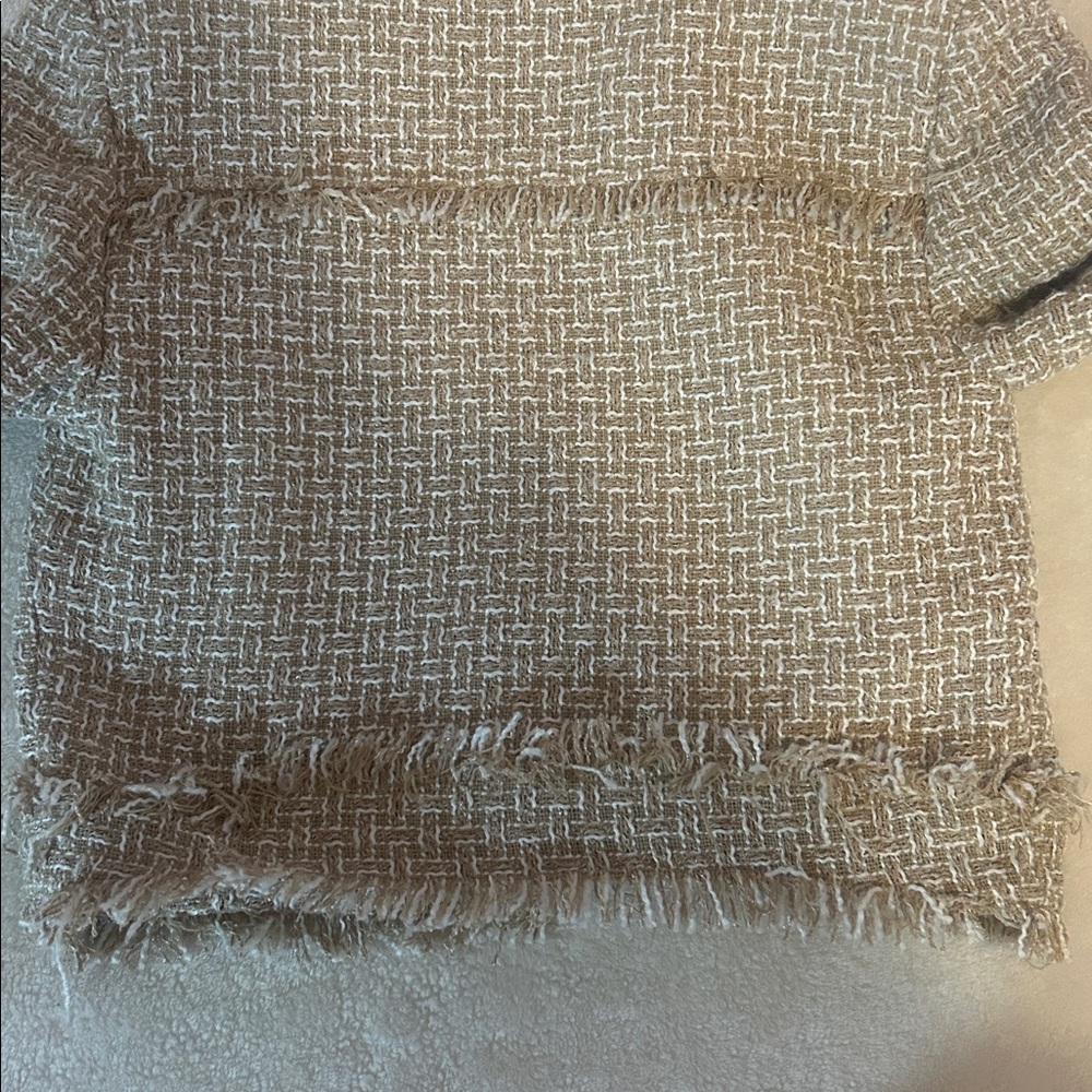 WALTER BAKER Declan Baja Tweed Boxy-Fit Jacket cream color - Picture 13 of 15